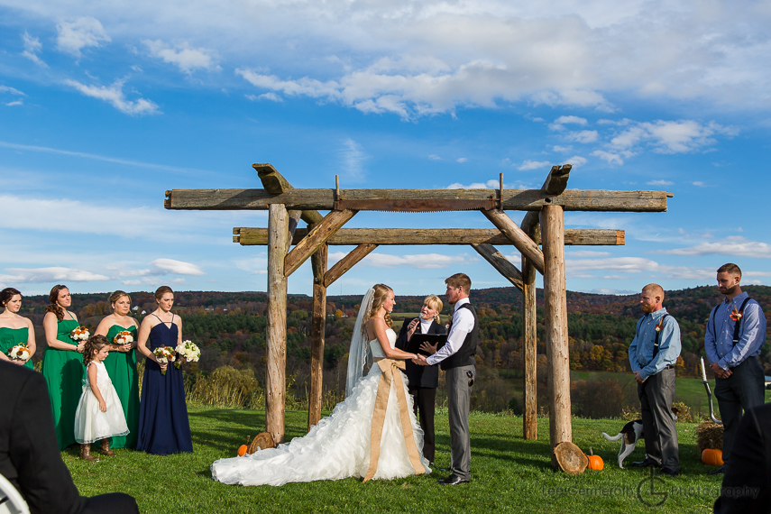 Ceremony - Alysons Orchard wedding by New England Wedding Photographer Lee Germeroth Photography