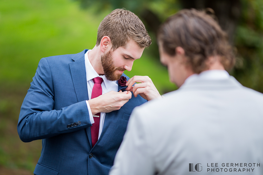 Groom prep -- Alyson's Orchard Fall Wedding Photography by Lee Germeroth Photography