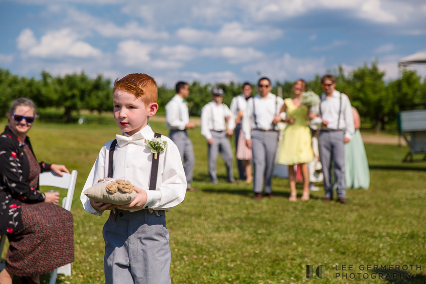 Ring Bearer - Alyson's Orchard Wedding Photography by Lee Germeroth Photography