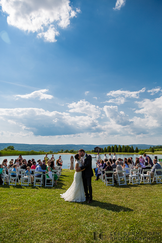 Ceremony Walk out - Alyson's Orchard Wedding Photography by Lee Germeroth Photography