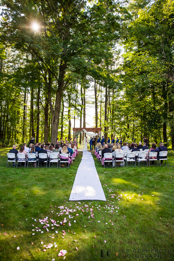 Ceremony - The Barn at the Bellows Walpole Inn Wedding Photography by Lee Germeroth Photography
