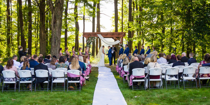Ceremony Overview - The Barn at the Bellows Walpole Inn Wedding Photography by Lee Germeroth Photography