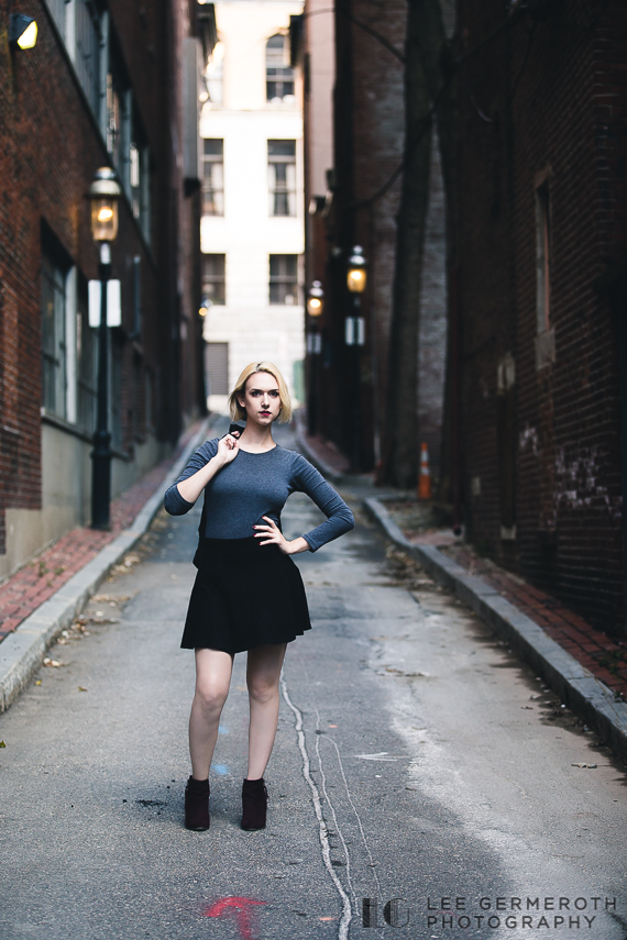 Unknown Alley -- Boston, MA Fashion Model Shoot by Lee Germeroth Photography