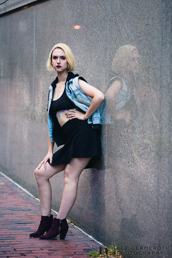 Temple St. -- Boston, MA Fashion Model Shoot by Lee Germeroth Photography
