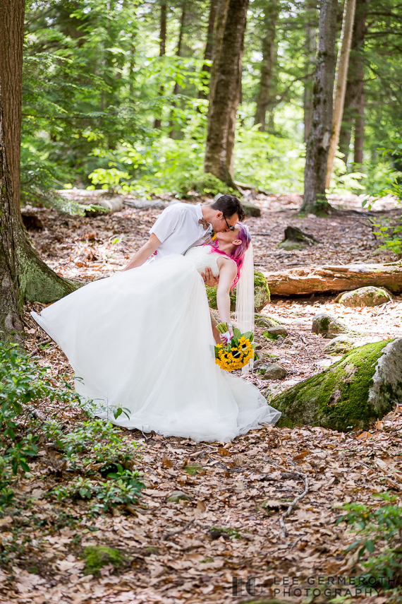 Creative Portraits -- Camp Takodah Wedding in Richmond NH by Lee Germeroth Photography