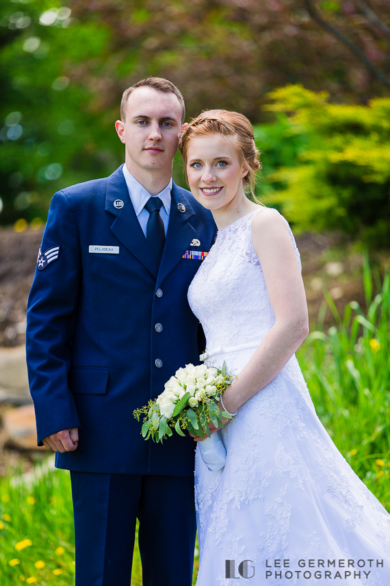 Creative Portrait -- Cathedral of the Pines Rindge NH wedding by Lee Germeroth Photography
