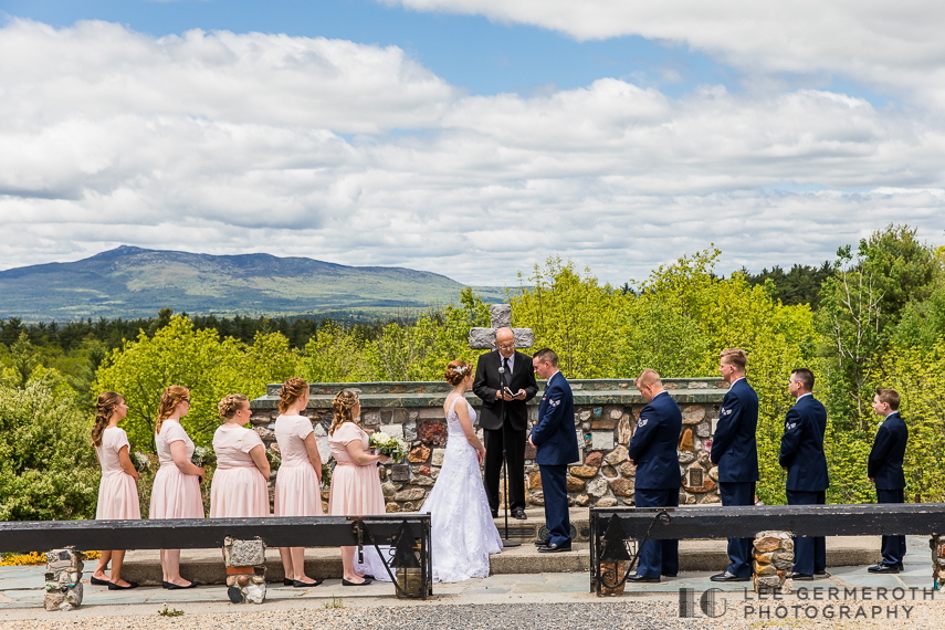 Ceremony -- Cathedral of the Pines Rindge NH wedding by Lee Germeroth Photography