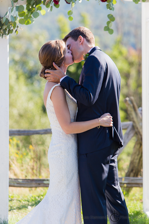 Ceremony - Cobb Hill Wedding in Harrisville by Lee Germeroth Photography
