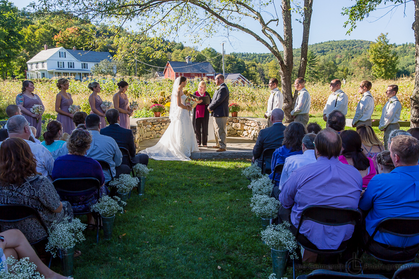 Ceremony - Emily Thatcher Keene NH Wedding Lee Germeroth Photography