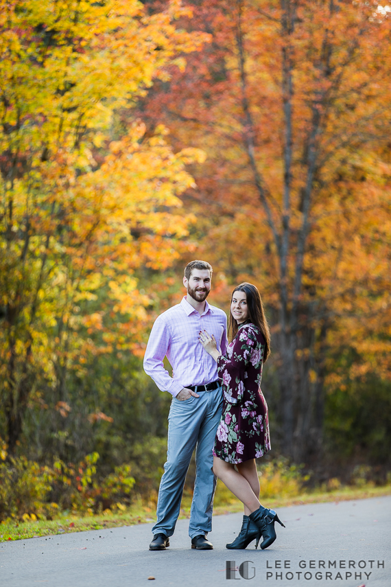 Fall Engagement Photography in New Hampshire by Lee Germeroth Photography