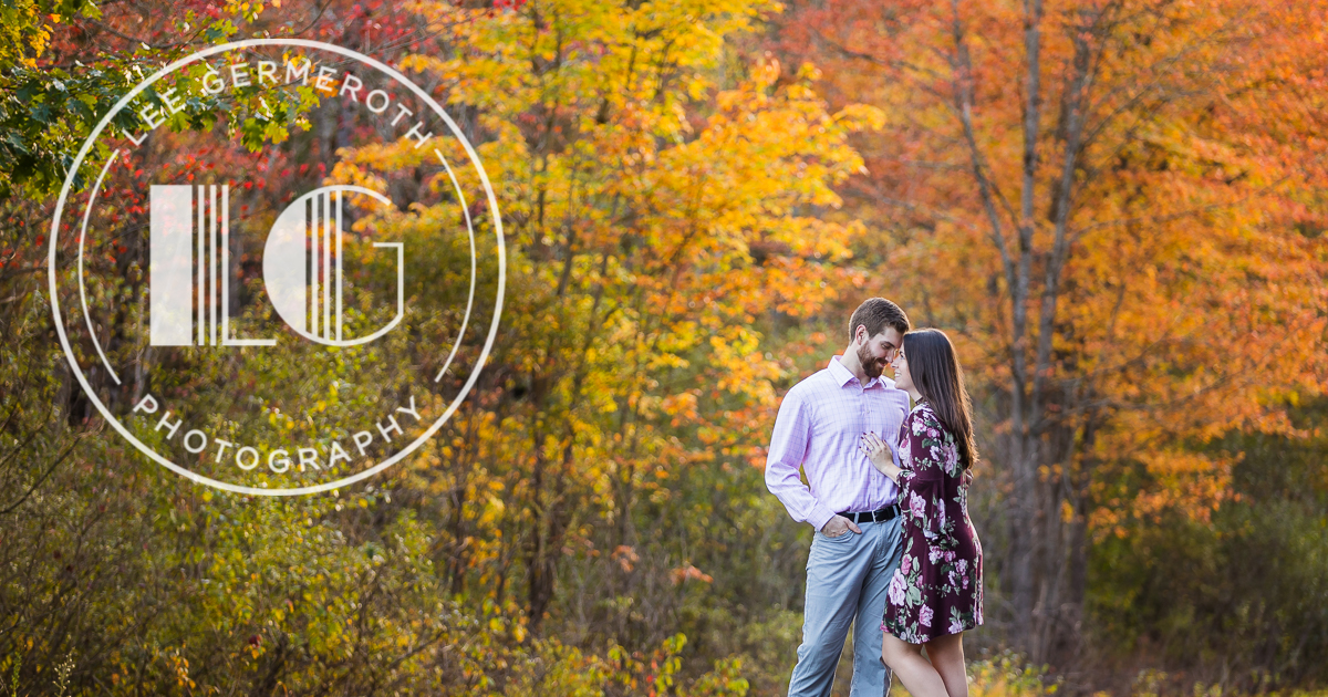 Fall Engagement Photography in New Hampshire by Lee Germeroth Photography