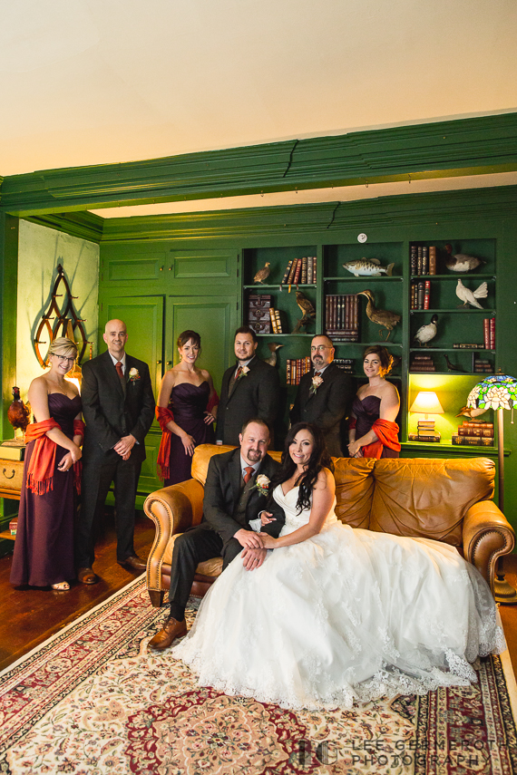 Bridal Party Portrait -- Grand View Inn Resort Jaffrey NH by Lee Germeroth Photography