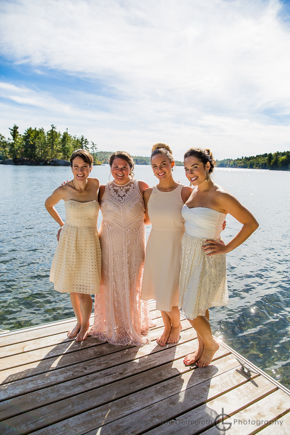 Bridesmaids - Granite Lake Nelson Wedding Photography by Lee Germeroth Photography