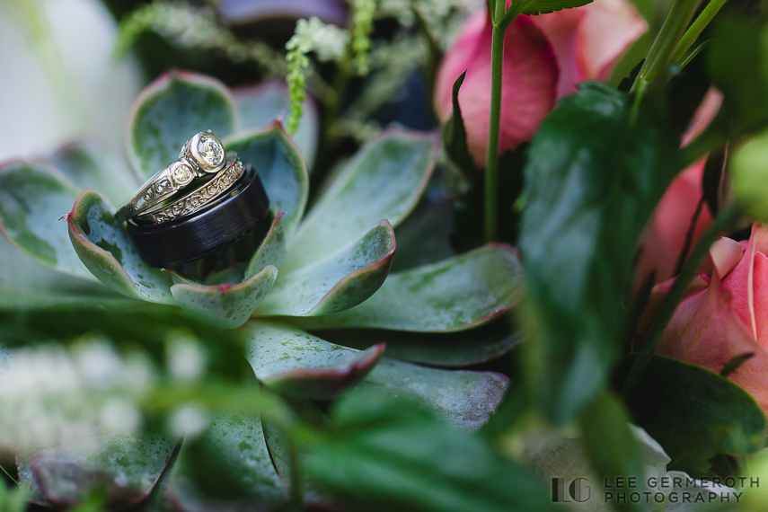 Detail of rings -- Hidden Hills Rindge NH Wedding by Lee Germeroth Photography