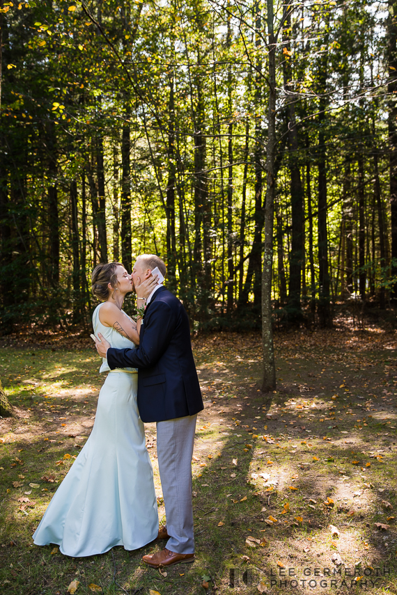 Reading of vows -- Hidden Hills Rindge NH Wedding by Lee Germeroth Photography