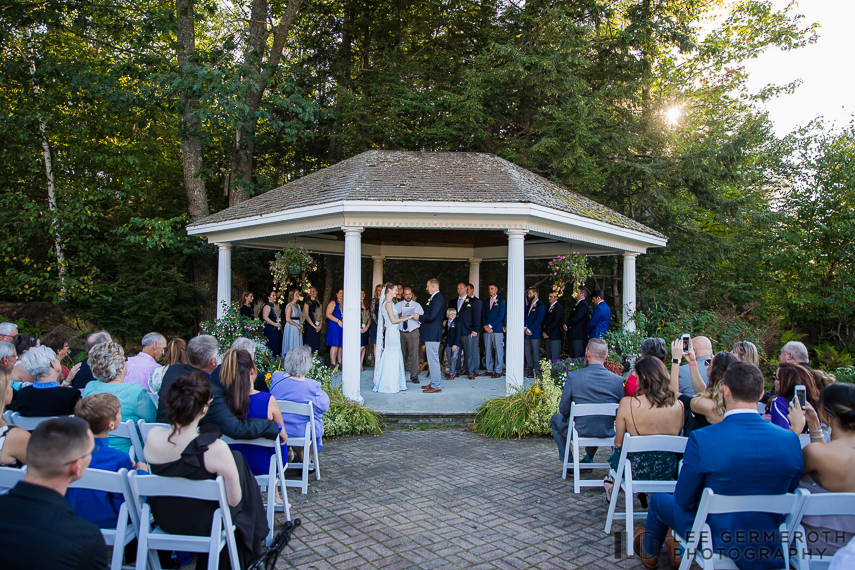 Ceremony -- Hidden Hills Rindge NH Wedding by Lee Germeroth Photography