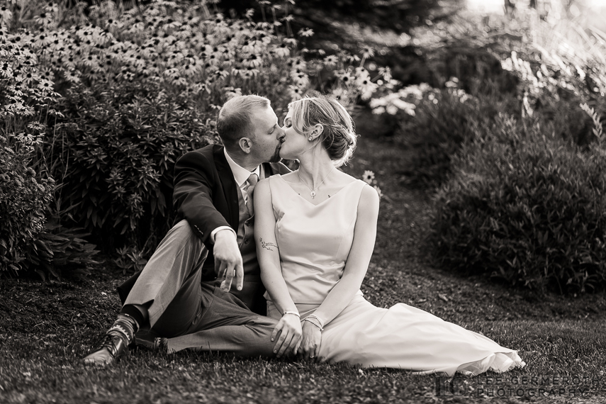 Creative portrait -- Hidden Hills Rindge NH Wedding by Lee Germeroth Photography