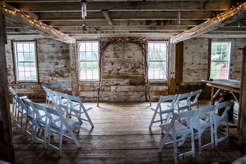 Ceremony location -- Inn at Valley Farms Walpole NH Wedding by Lee Germeroth Photography