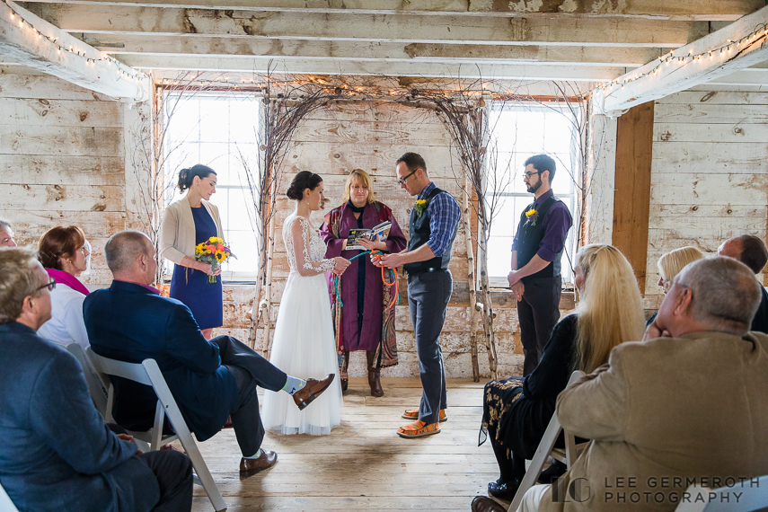 Unity ceremony -- Inn at Valley Farms Walpole NH Wedding by Lee Germeroth Photography