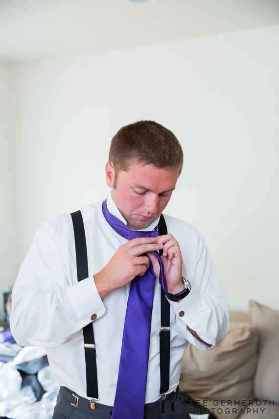 Groom Prep - Keene Country Club Wedding by Lee Germeroth Photography