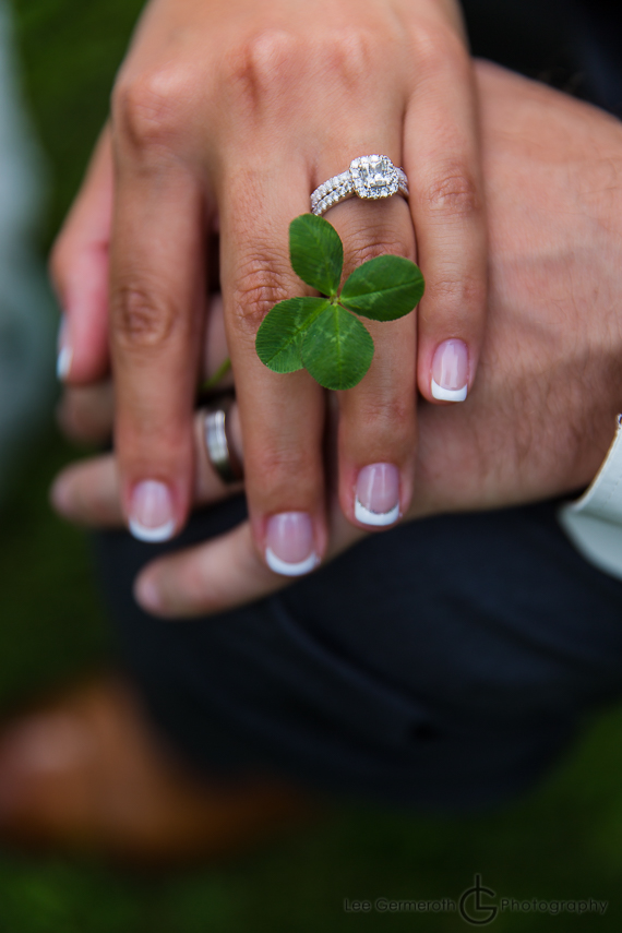 Ring Photo at Stonewall Farm in Keene NH by Wedding Photographer Lee Germeroth