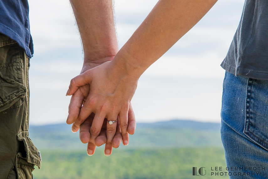 Lakes Region NH mountaintop engagement session by Lee Germeroth Photography