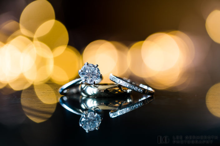 Luxury Wedding Ring Detail by Lee Germeroth Photography
