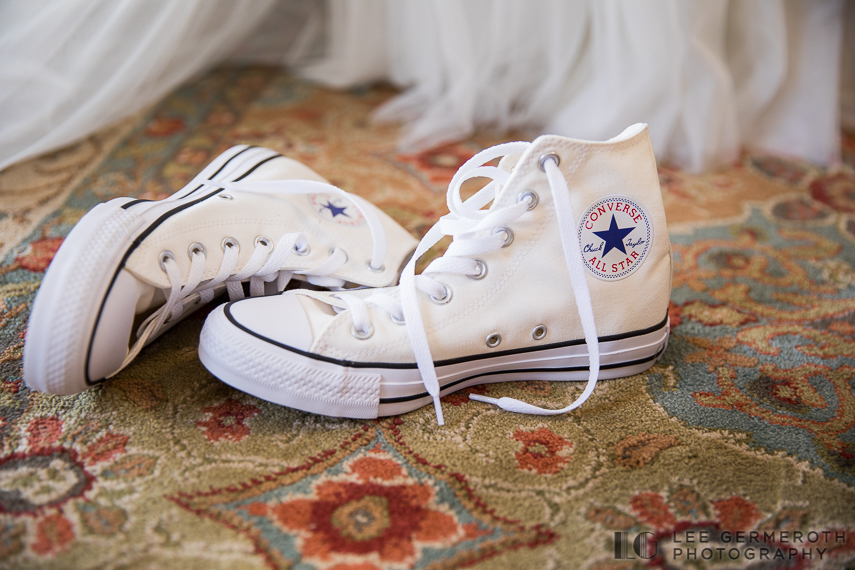 Bride's Converse shoes -- Londonderry Wedding Photography by Lee Germeroth Photography