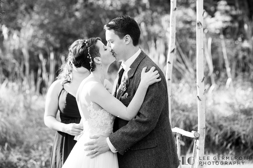 First kiss -- Londonderry Wedding Photography by Lee Germeroth Photography