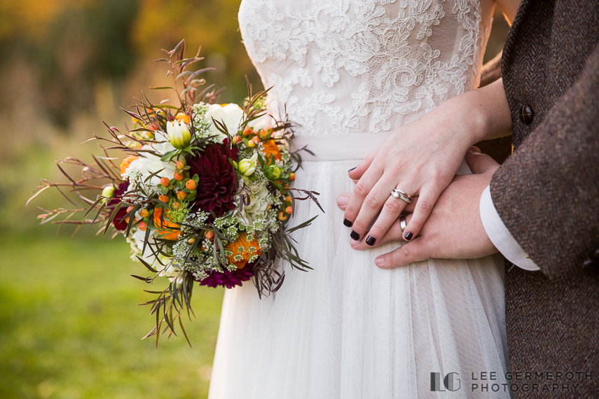 Ring and bouquet detail -- Londonderry Wedding Photography by Lee Germeroth Photography