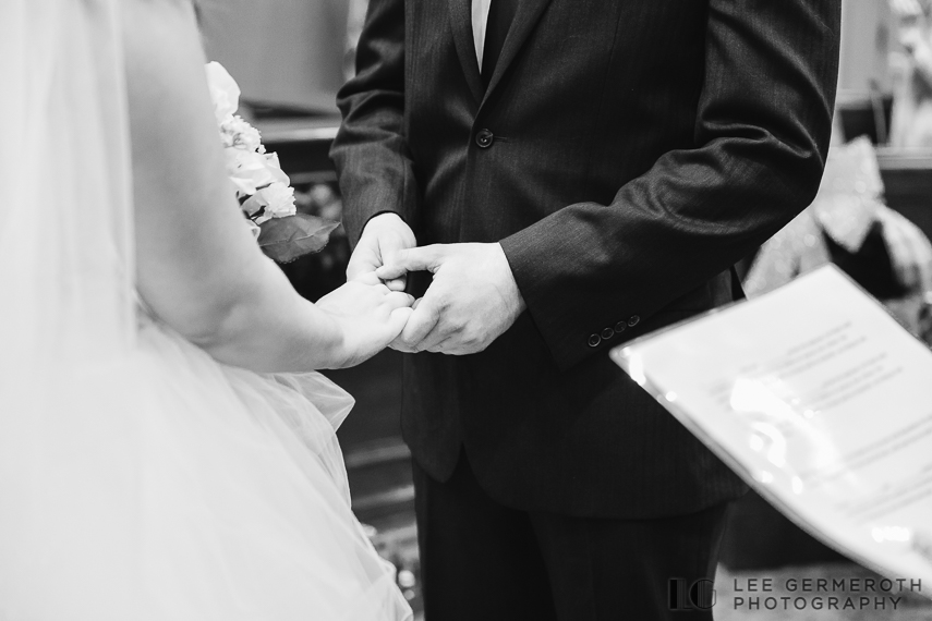 Ceremony -- Manchester NH City Hall Elopement Wedding by Lee Germeroth Photography