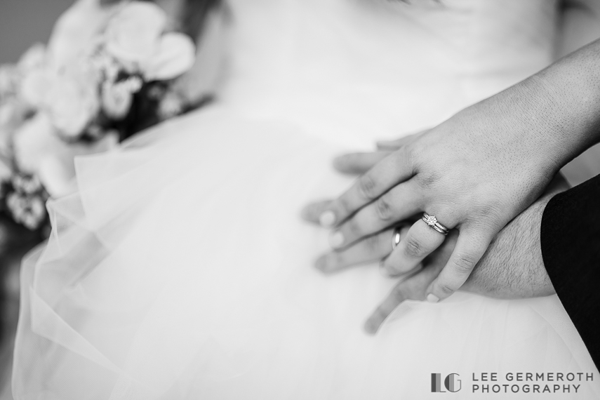Ring Detail -- Manchester NH City Hall Elopement Wedding by Lee Germeroth Photography