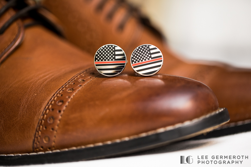 Groom detail -- Mount Ascutney Resort Wedding by Lee Germeroth Photography