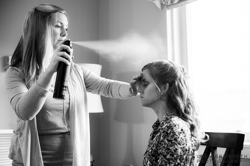 Bridal prep -- Mount Ascutney Resort Wedding by Lee Germeroth Photography