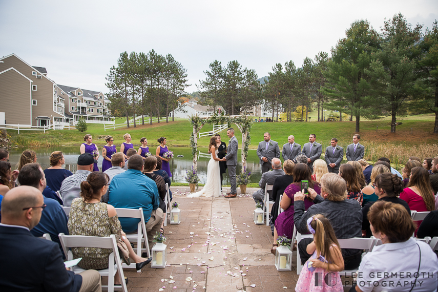 Wedding Ceremony -- Mount Ascutney Resort Wedding by Lee Germeroth Photography