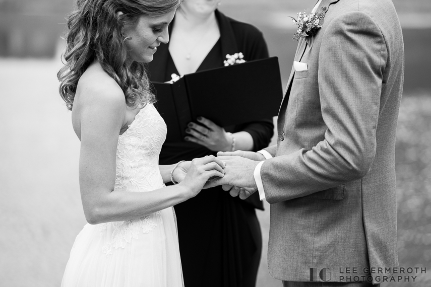 Ring exchange -- Mount Ascutney Resort Wedding by Lee Germeroth Photography