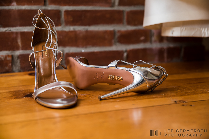 Bride's shoes -- Nelson NH Luxury Wedding Lee Germeroth Photography