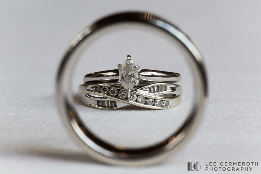 Ring Detail - New Hampshire Country Club Wedding by Lee Germeroth Photography