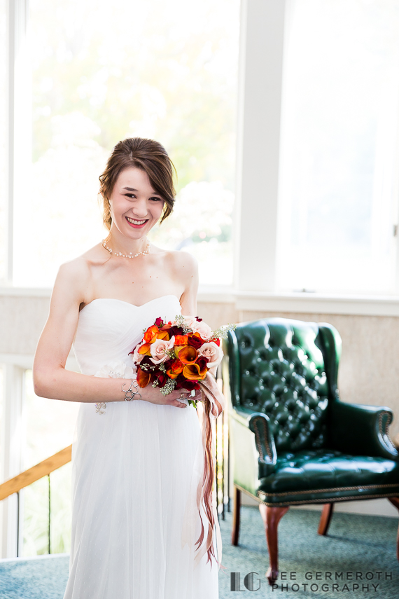 Bridal Portrait - New Hampshire Country Club Wedding by Lee Germeroth Photography