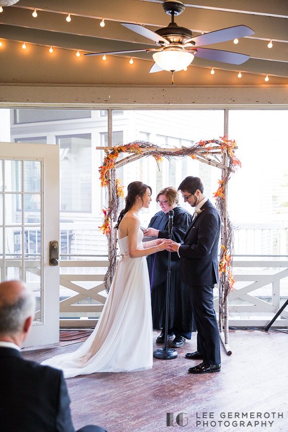 Ceremony - New Hampshire Country Club Wedding by Lee Germeroth Photography