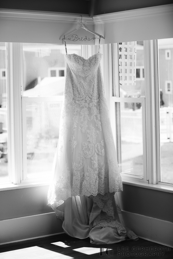 Bridal Gown -- Nonantum Resort Kennebunkport Maine Wedding by Lee Germeroth Photography