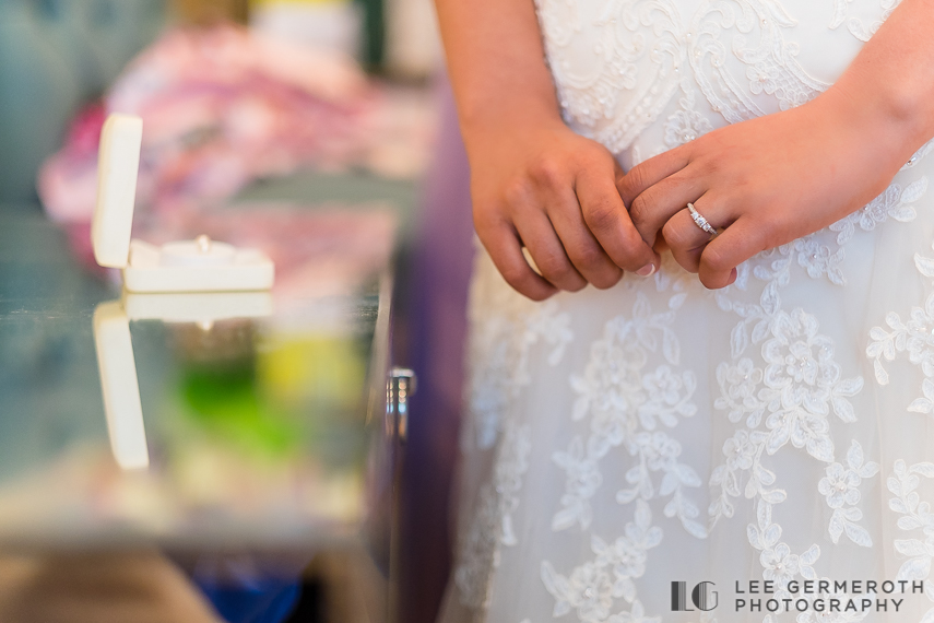 Bride Detail -- Nonantum Resort Kennebunkport Maine Wedding by Lee Germeroth Photography