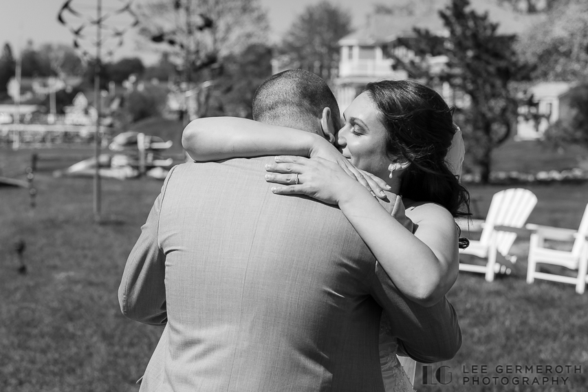 First Look -- Nonantum Resort Kennebunkport Maine Wedding by Lee Germeroth Photography