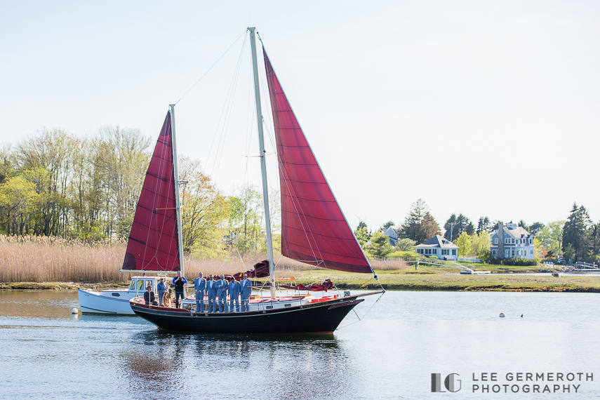 Boat Entrance -- Nonantum Resort Kennebunkport Maine Wedding by Lee Germeroth Photography