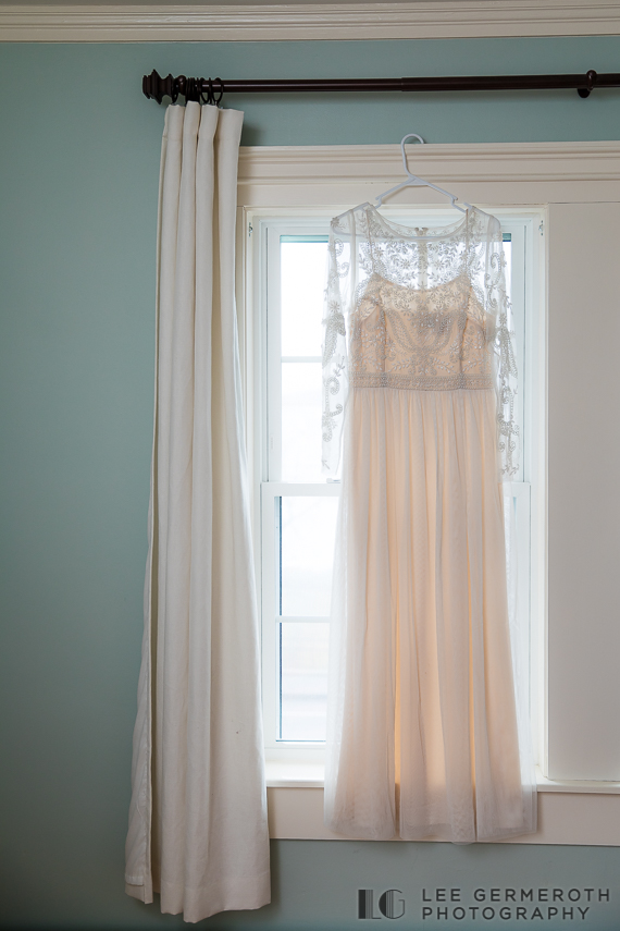 Wedding Dress-- Nubble Lighthouse Intimate Wedding by Lee Germeroth Photography
