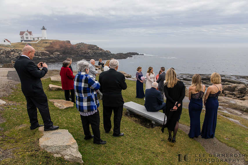 Intimate Ceremony -- Nubble Lighthouse Intimate Wedding by Lee Germeroth Photography