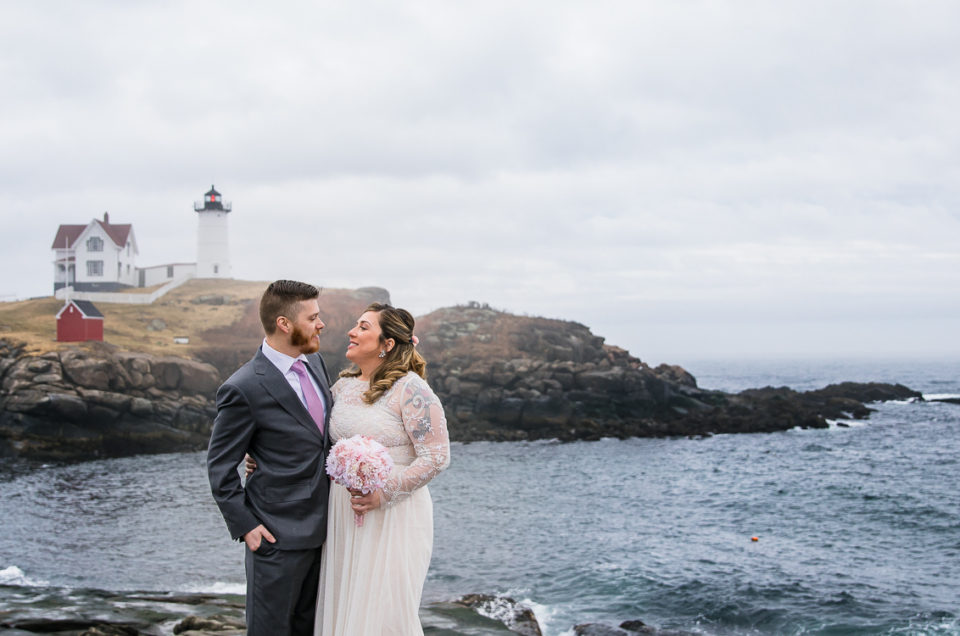 Hurteau | Nubble Lighthouse Intimate Wedding