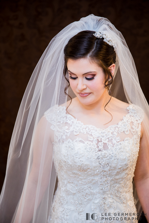 Bridal Portrait -- Portsmouth NH Ceremony & Andover Country Club Wedding by Lee Germeroth Photography