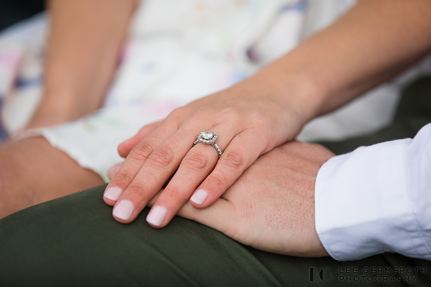 Ring Detail -- Portsmouth NH Engagement Session by Lee Germeroth Photography