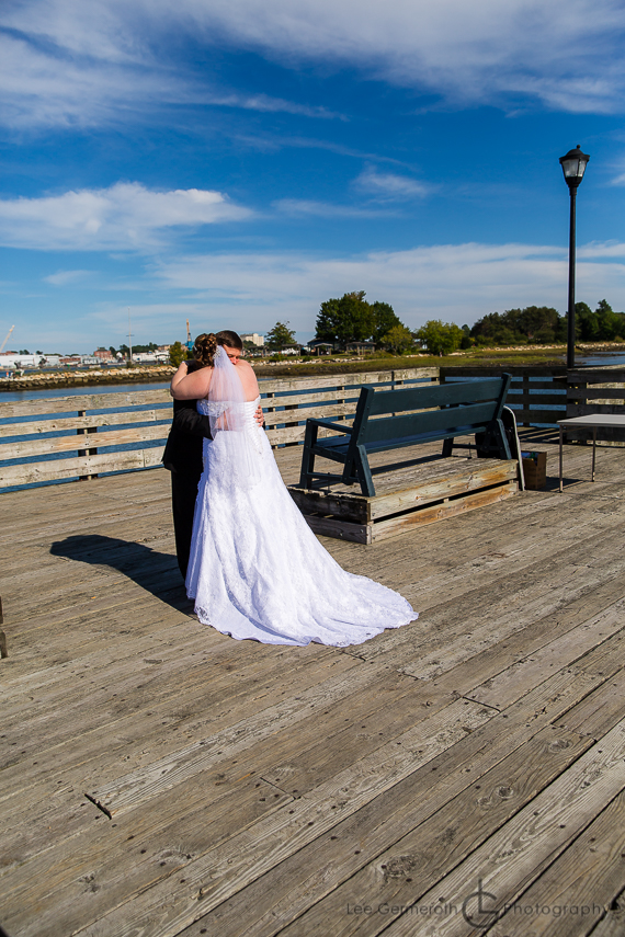 First Look - Portsmouth NH Wedding Photography Lee Germeroth Photography